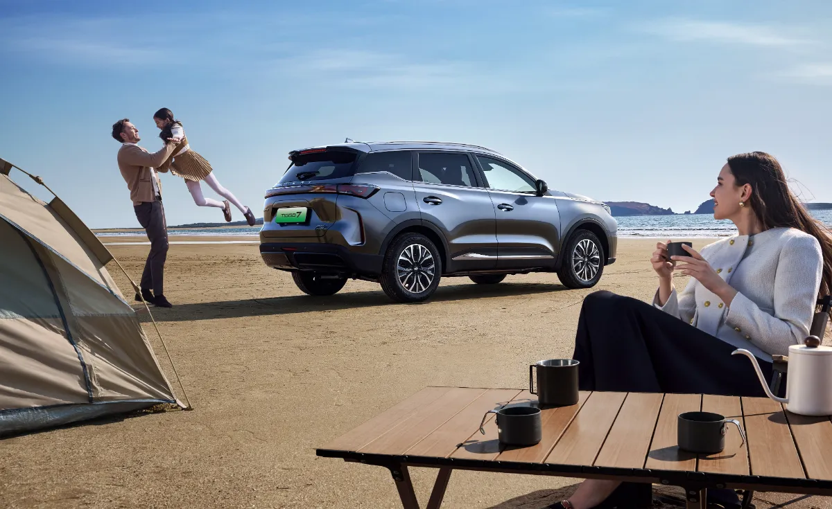 Tiggo 7 CSH PHEV - Camping la plaja cu familia | Chery Romania